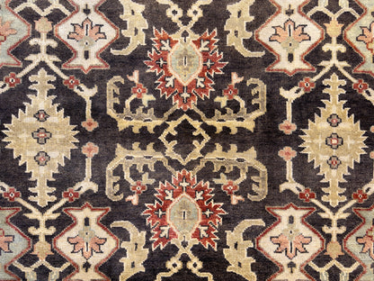 8’x10’ Hand-Knotted Wool Oushak Oriental Area Rug