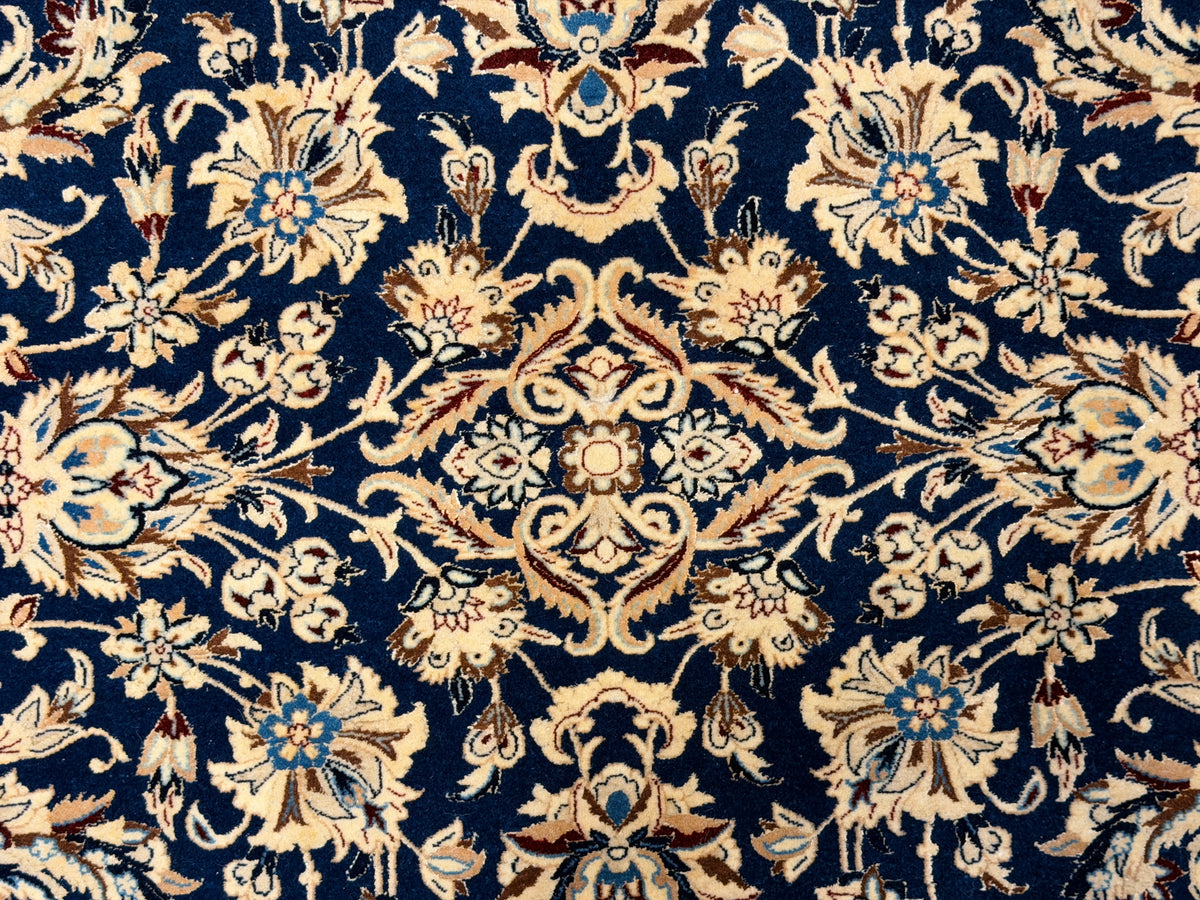 Antique Hand-Knotted Persian Nain Rug - 5’3”x8’