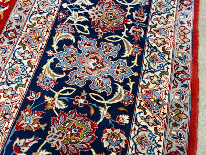 Antique Hand-Knotted Persian Isfahan Rug - Signed Zolfaghari - 8’10”x12’4”