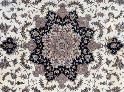 10’x13’8” Hand-Knotted Oriental IndoKashan Area Rug