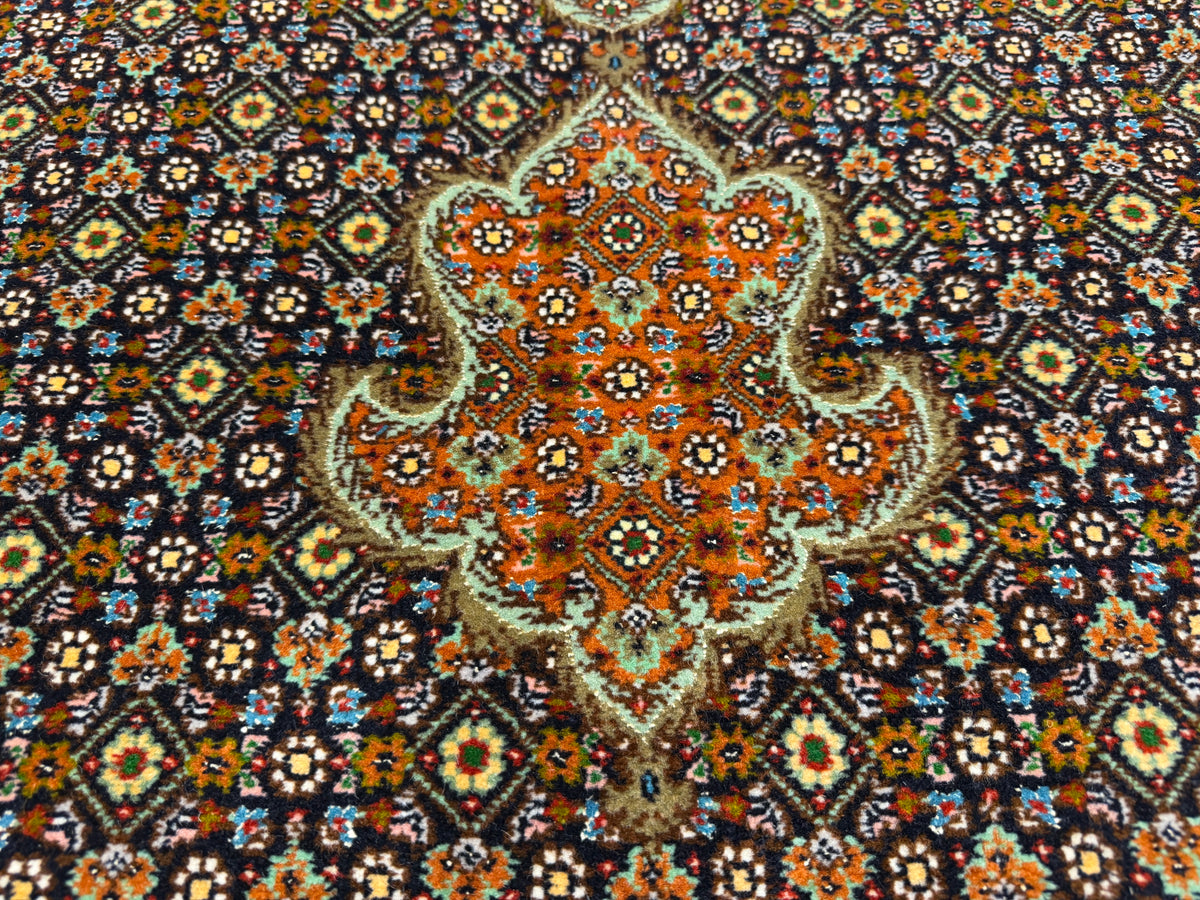 Hand-Knotted Persian Tabriz Mahi Rug - 6'8"x10'2"