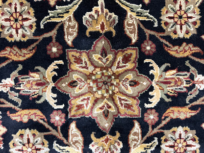 12’1”x15’2” Hand-Knotted Wool Agra Area Rug Handmade All-over Carpet