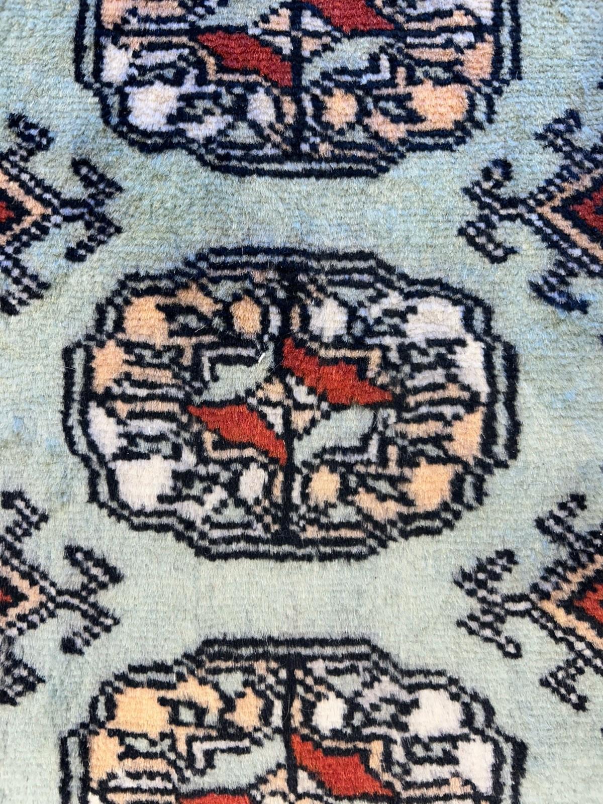 4’x6’ Hand-knotted Bokhara Area Rug