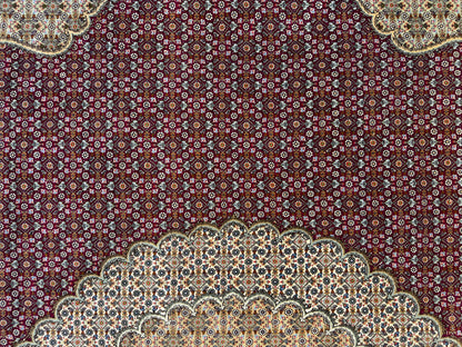 Hand-Knotted Persian Tabriz Mahi Rug - 10’x13’5”