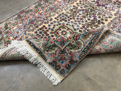 Hand-Knotted Antique Kerman Runner - 3’x21’10”