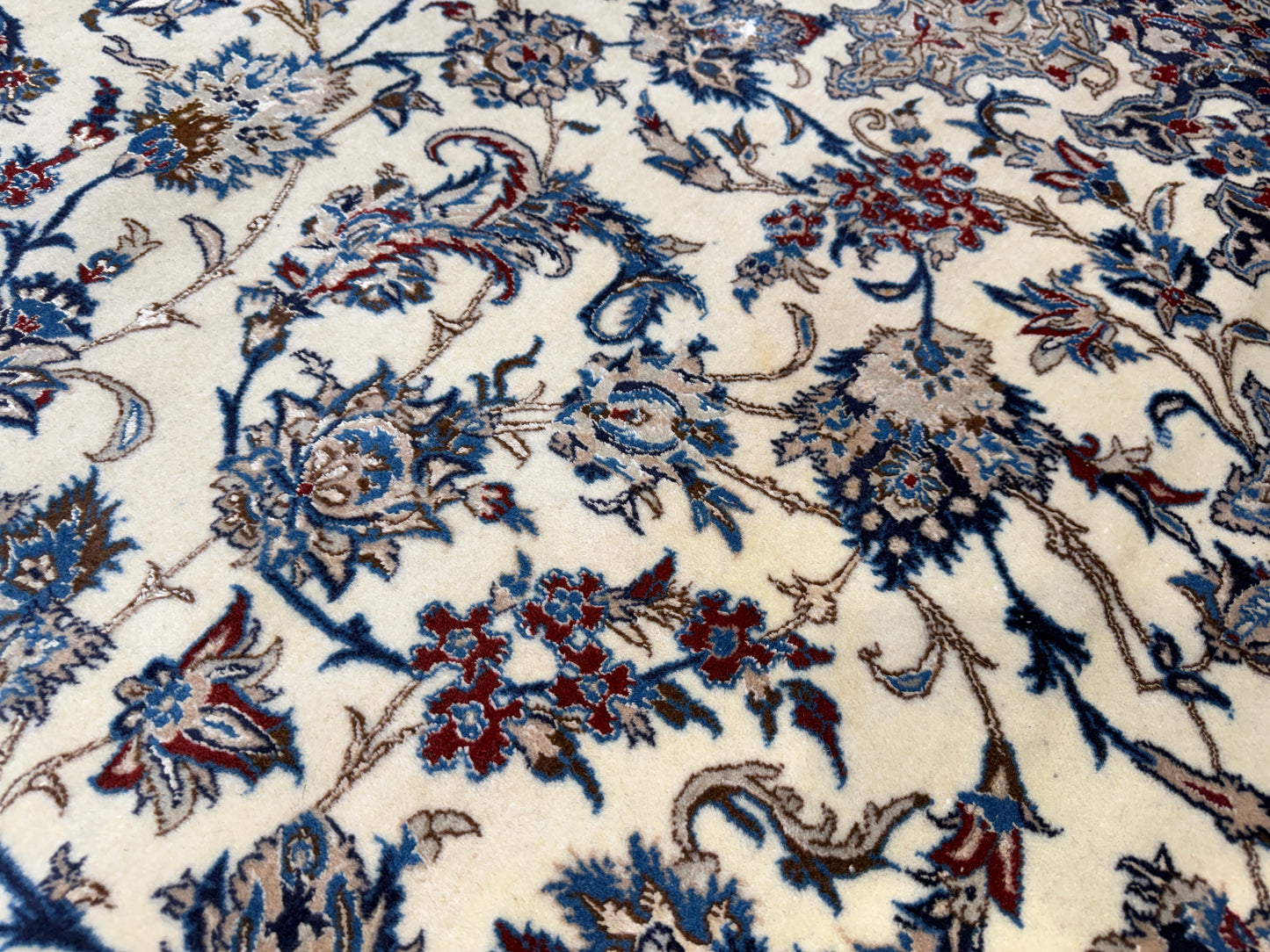 Hand-Knotted 4 La Persian Nain Rug - 10'3"x14'1"