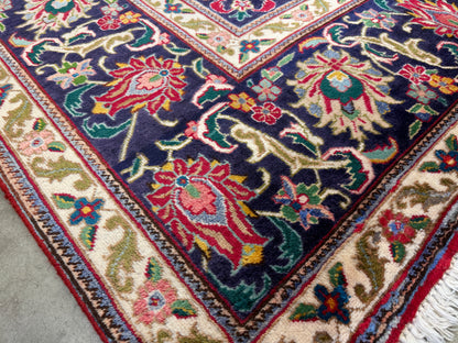 9’8”x13’4” Hand-Knotted Persian Tabriz Rug