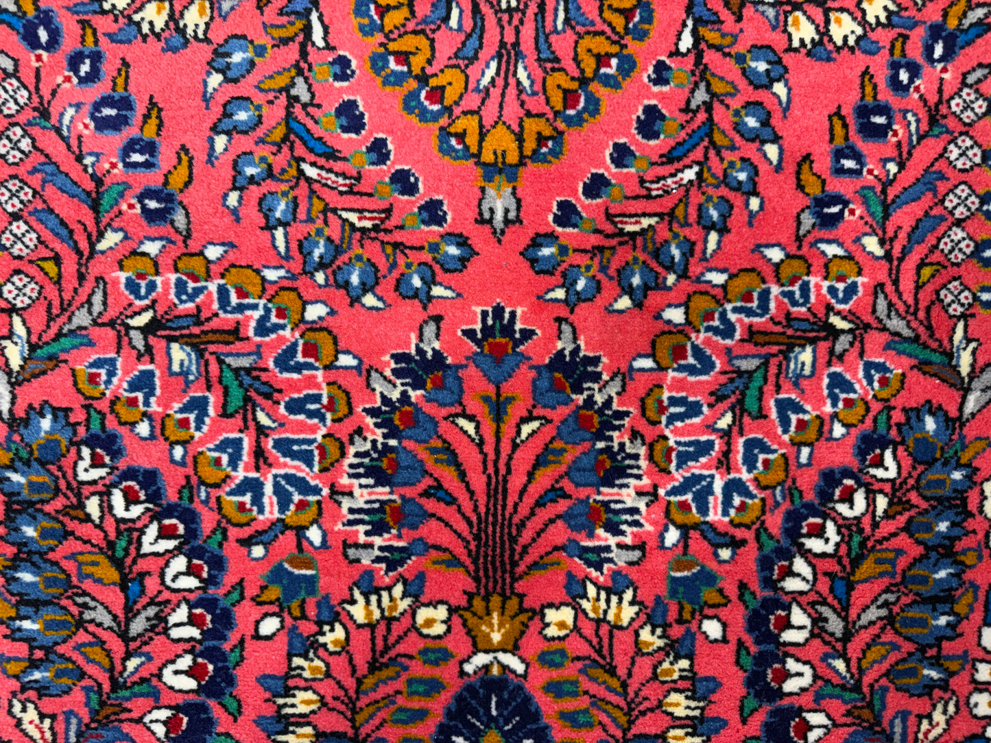 Hand-Knotted Persian Sarouk Rug - 3’8”x5’2”
