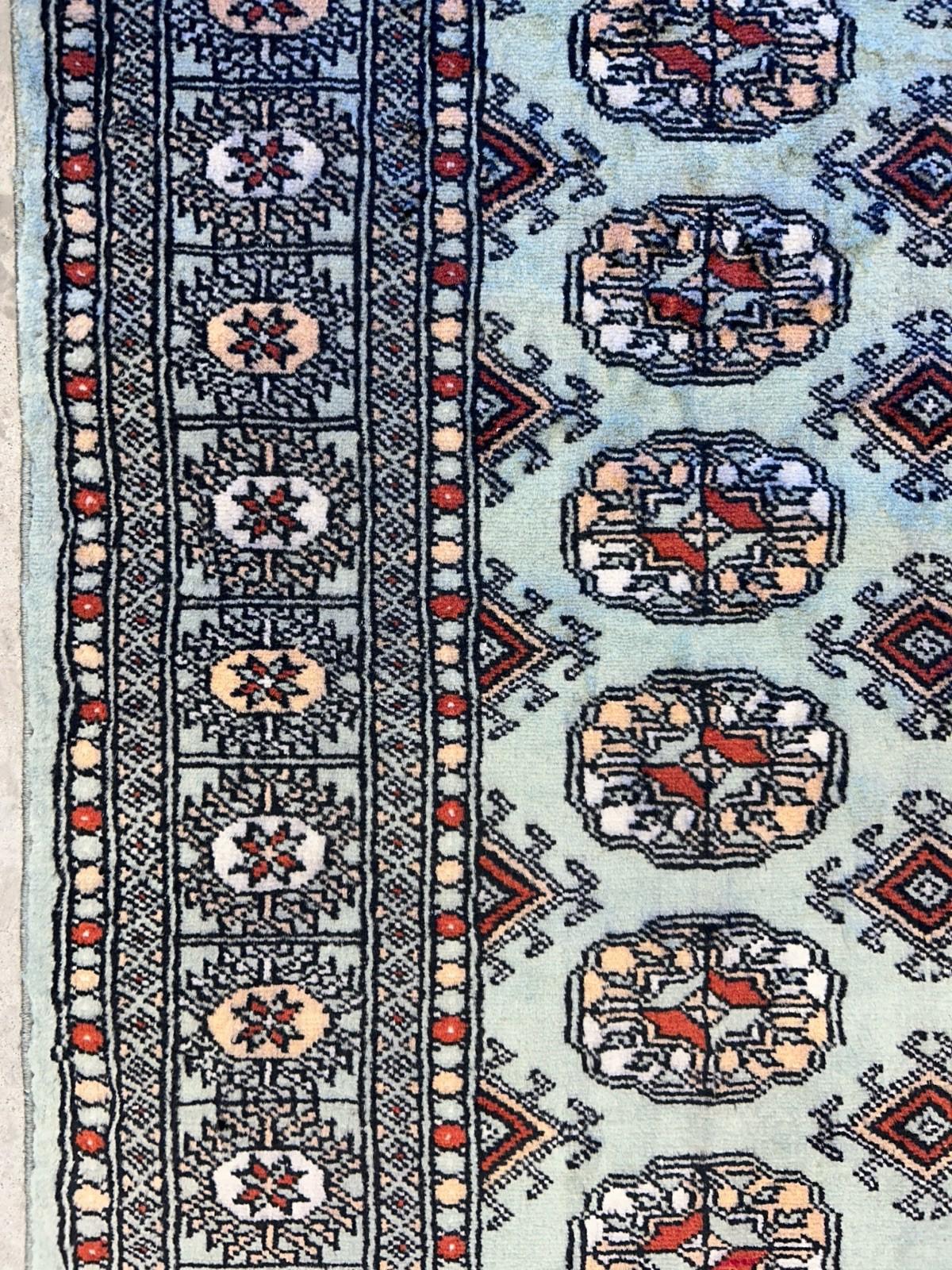 4’x6’ Hand-knotted Bokhara Area Rug