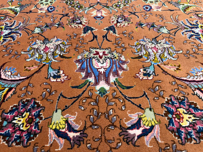 Hand-Knotted 60 Raj Persian Tabriz Rug - Signed Alizadeh - 9’7”x13’4”
