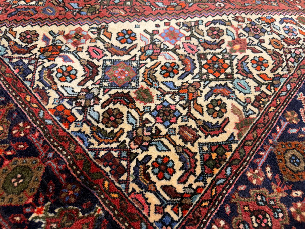 Hand-Knotted Persian Bidjar Gholtogh Rug - 4'3"x6'6"