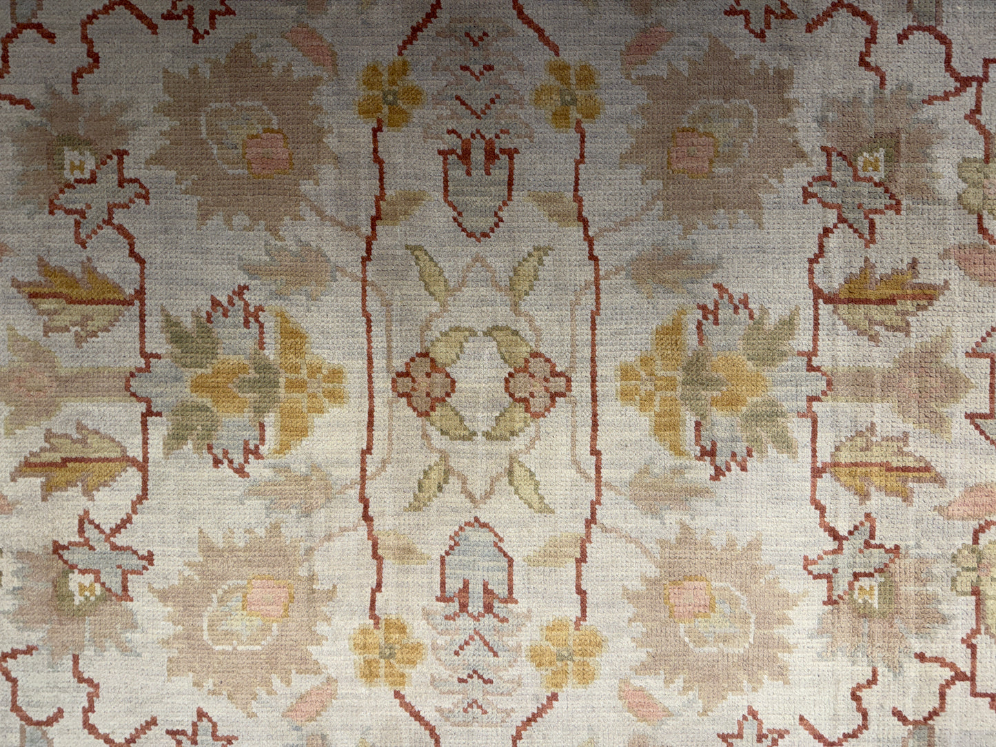 Hand-Knotted Oushak Rug - 8’1”x10’8”