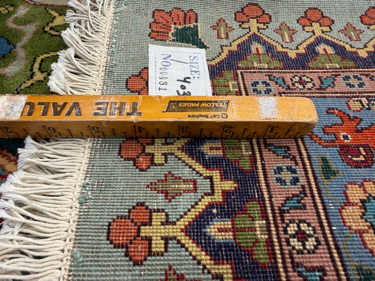 9’10”x13’2” Fine Hand-Knotted Kork Wool Persian Tabriz Rug Handmade All-over Area Carpet