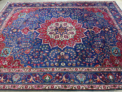 9’11”x13’3” Hand-Knotted Persian Tabriz Rug