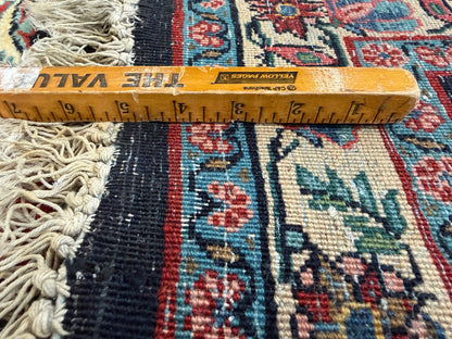 10’1”x12’4” Antique Hand-Knotted Persian Ghazvin Area Rug