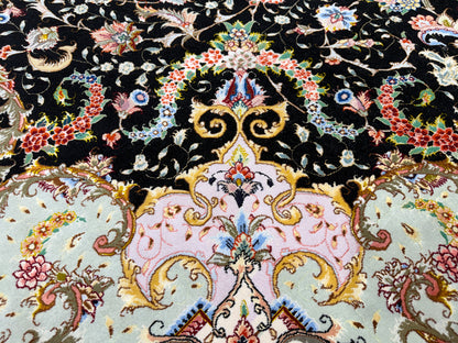 Hand-Knotted 60 Raj Persian Tabriz Rug - Signed Faizi - 10’x13’7”