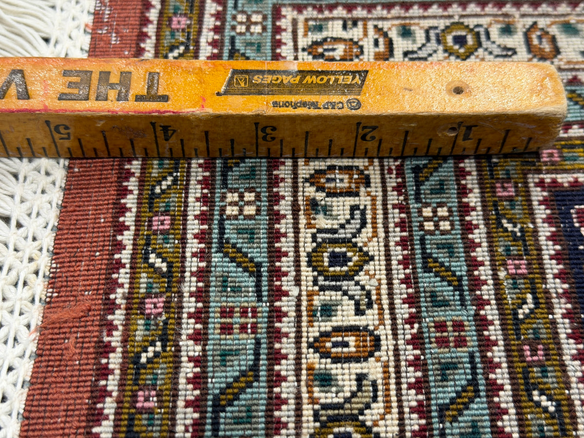 Hand-Knotted Persian Tabriz Mahi Rug - 6'8"x10'1"