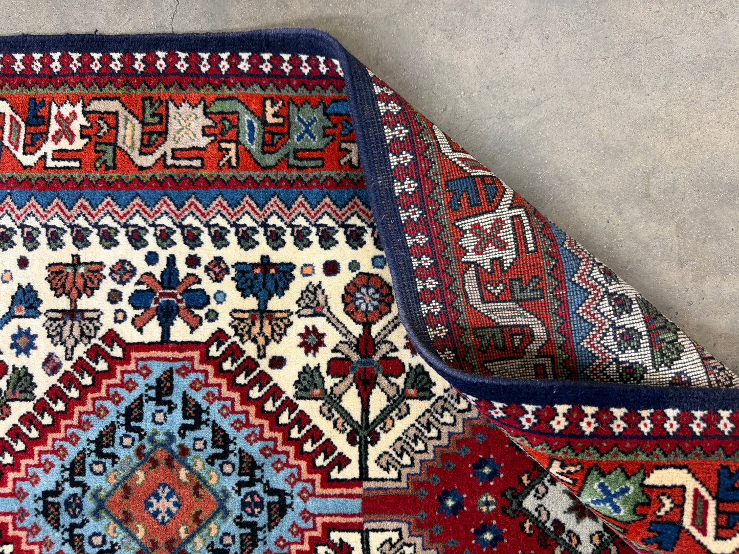 Hand-Knotted Yalameh Runner - 2’8”x12’5”