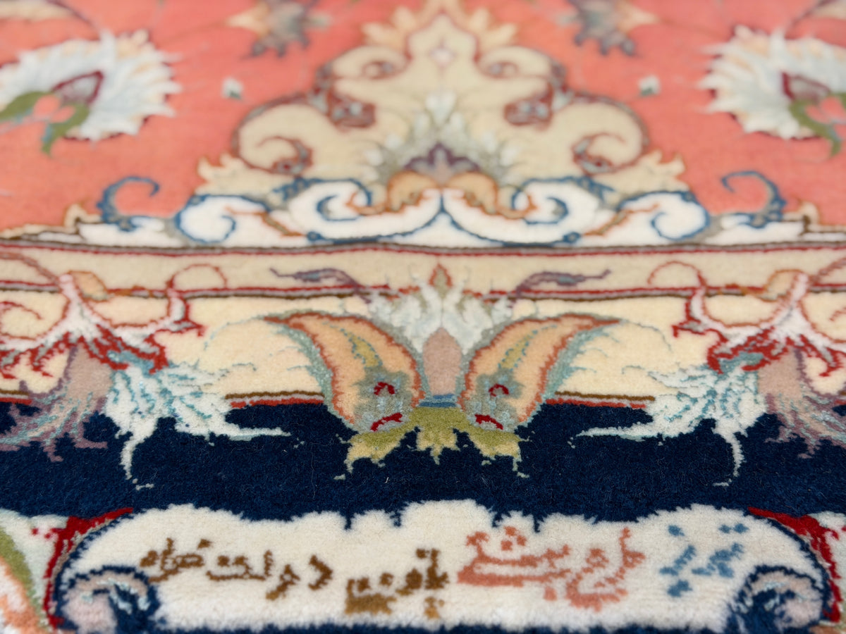 Hand-Knotted 70 Raj Persian Tabriz Rug - Signed Dolatkhah - 6’7”x10’3”