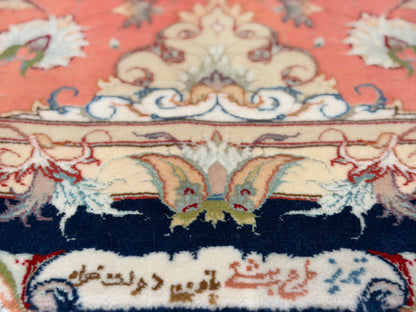 Hand-Knotted 70 Raj Persian Tabriz Rug - Signed Dolatkhah - 6’7”x10’3”