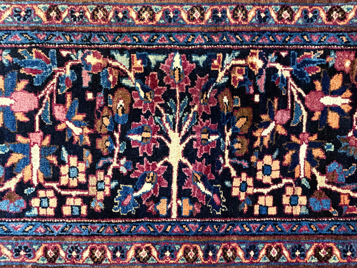 Hand-Knotted Persian Mashad Rug - 11’6”x17’7”