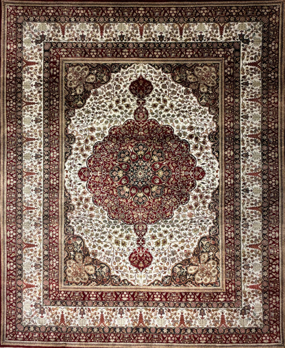 Hand-Knotted Oriental Rug - 8’x9’8”