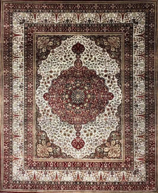 Hand-Knotted Oriental Rug - 8’x9’8”
