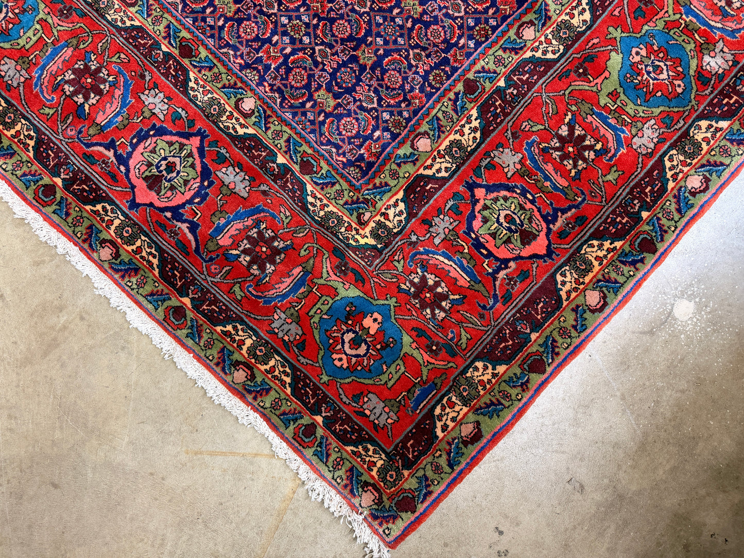 10’x13’ Hand-Knotted Wool Bidjar Persian Area Rug 10x13 Handmade Carpet