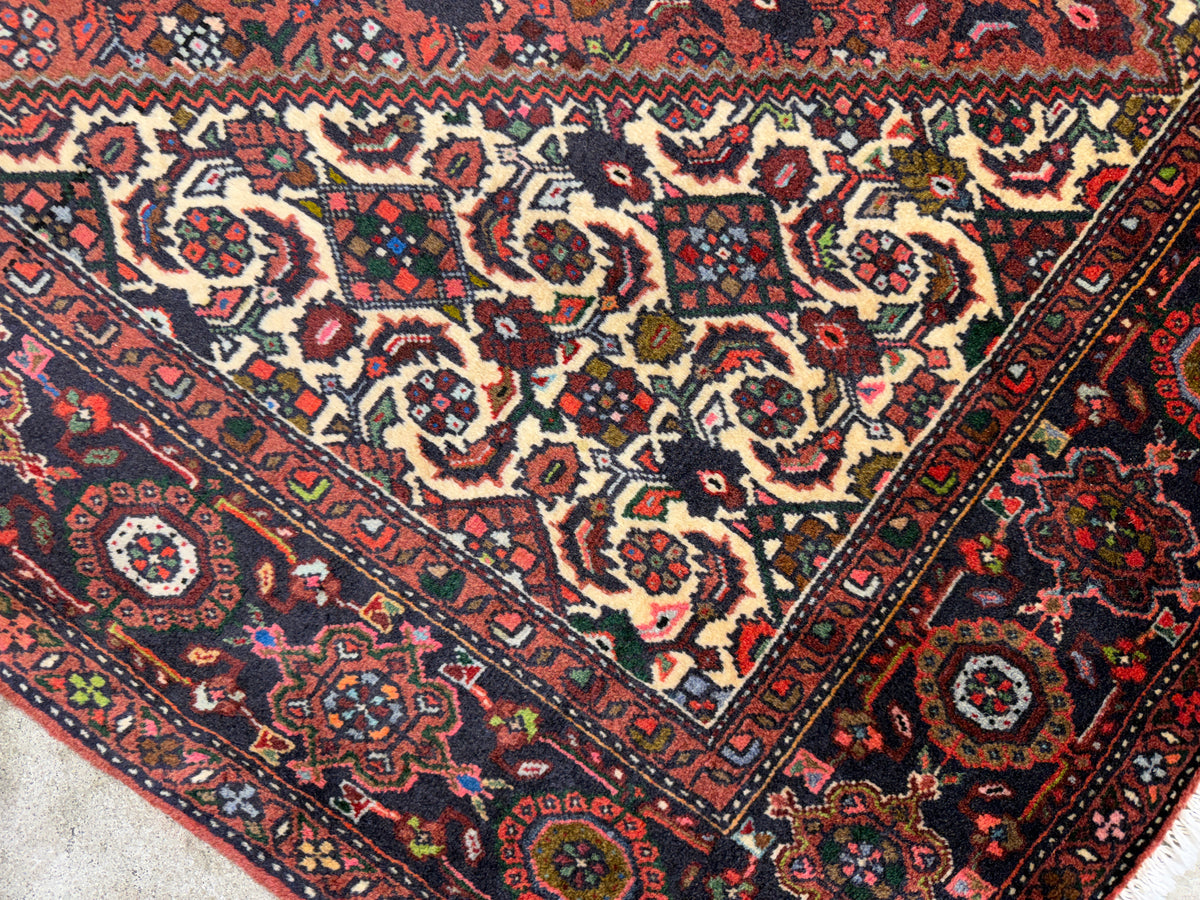Hand-Knotted Persian Bidjar Gholtogh Rug - 4'2"x6'6"