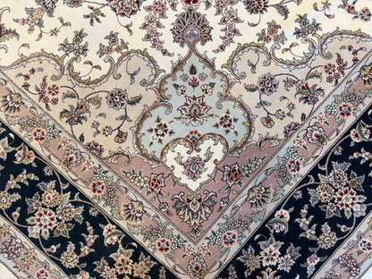 10’x13’8” Hand-Knotted Oriental IndoKashan Area Rug