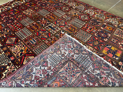 Hand-Knotted Persian Bakhtiari Rug - 9’8”x12’4”