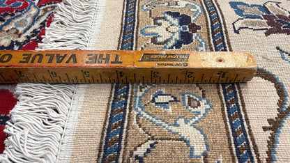 Hand-Knotted Persian Nain Rug - Signed Habibian - 9’6”x12’9”