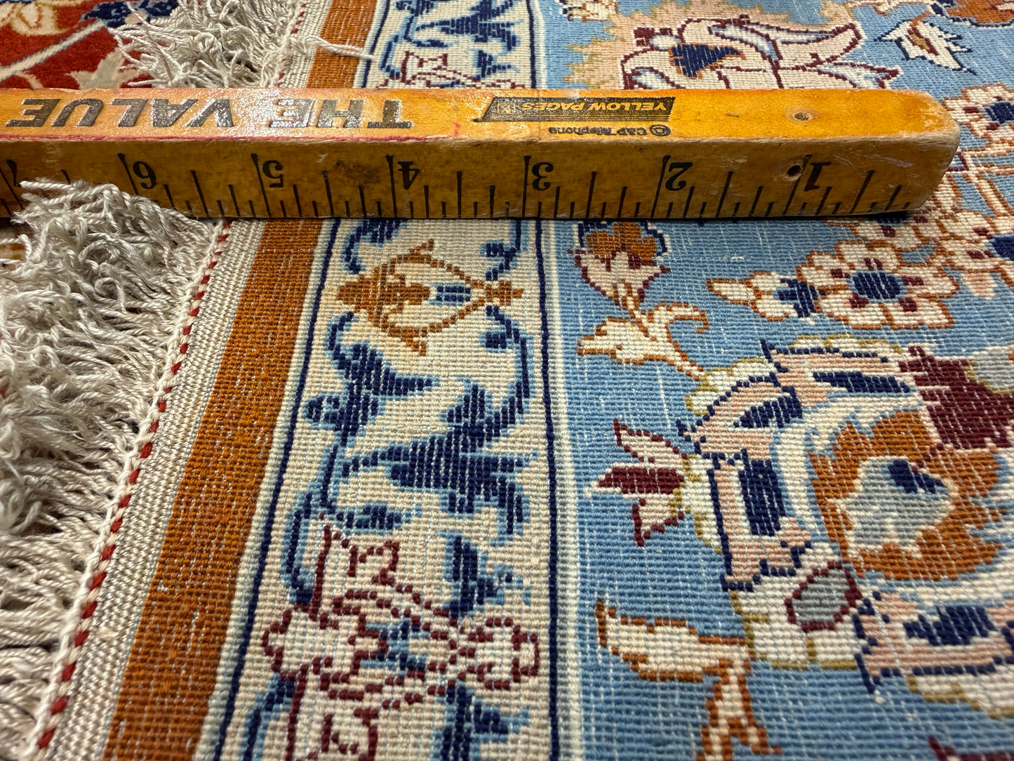 Hand-Knotted Antique Persian Isfahan Rug - 3’4”x5’6”