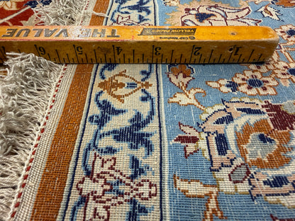 Hand-Knotted Antique Persian Isfahan Rug - 3’4”x5’6”