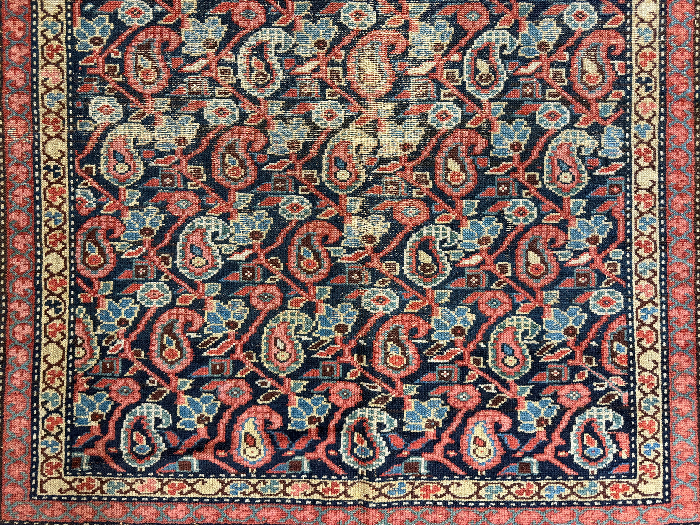 Hand-Knotted Antique Persian Malayer Rug - 5’x11’2”