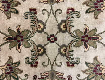 10’2” Diameter Hand-Knotted Wool Indian Round Oriental Rug - 10x10 Handmade Carpet