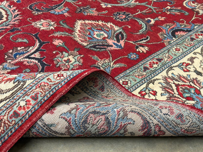 Hand-Knotted Persian Tabriz Rug - 9’9”x13’4”