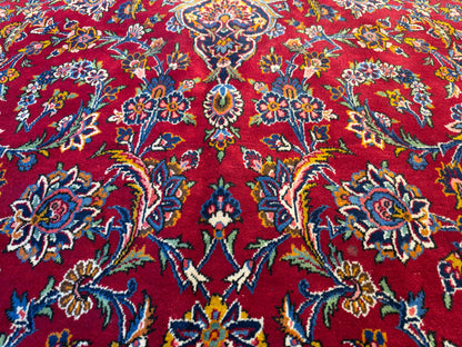Antique Hand-Knotted Persian Kashan Rug - 10’4”x17’6”