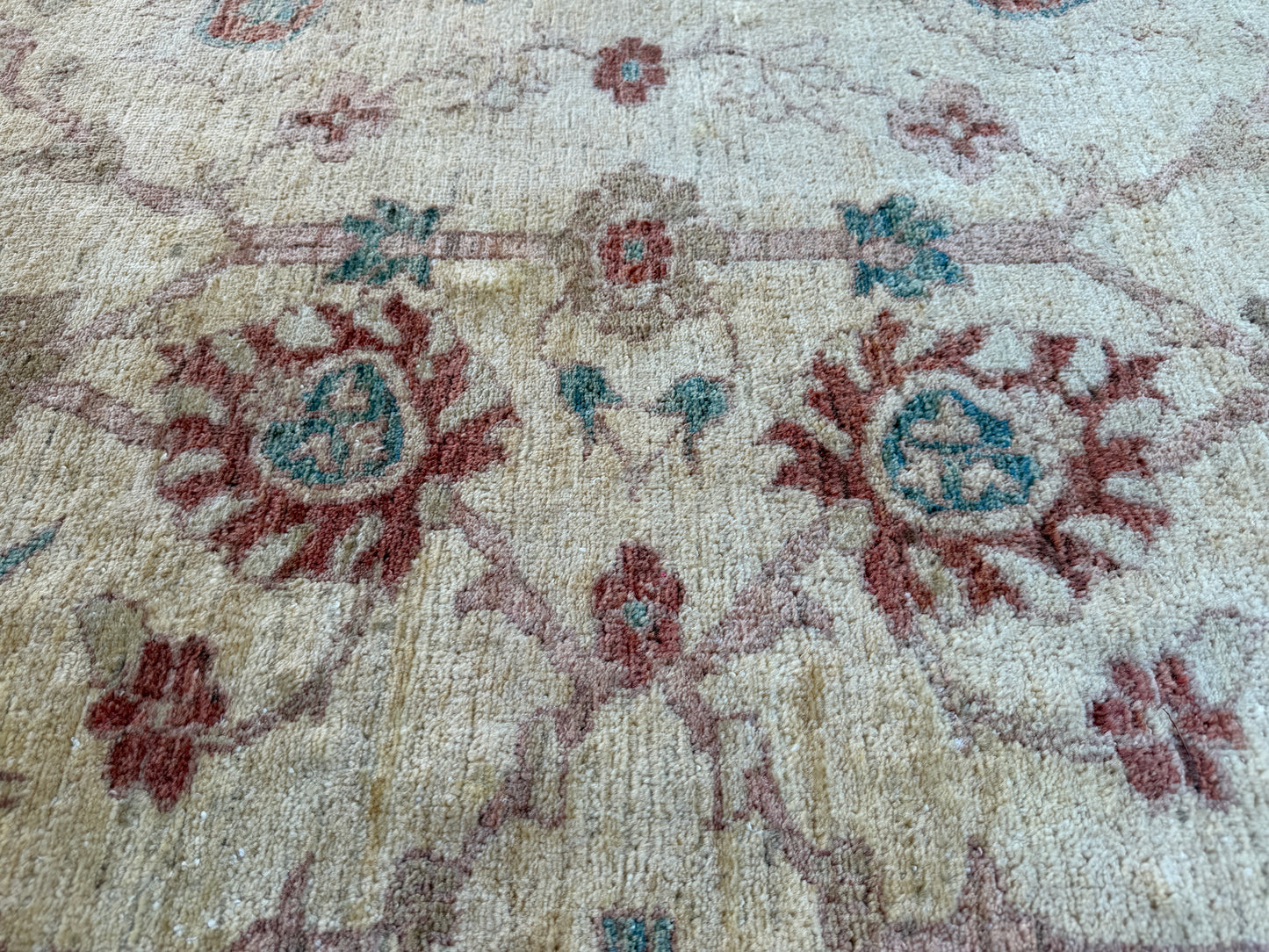 Hand-knotted Oushak Rug - 12’x15’