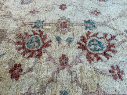 Hand-knotted Oushak Rug - 12’x15’