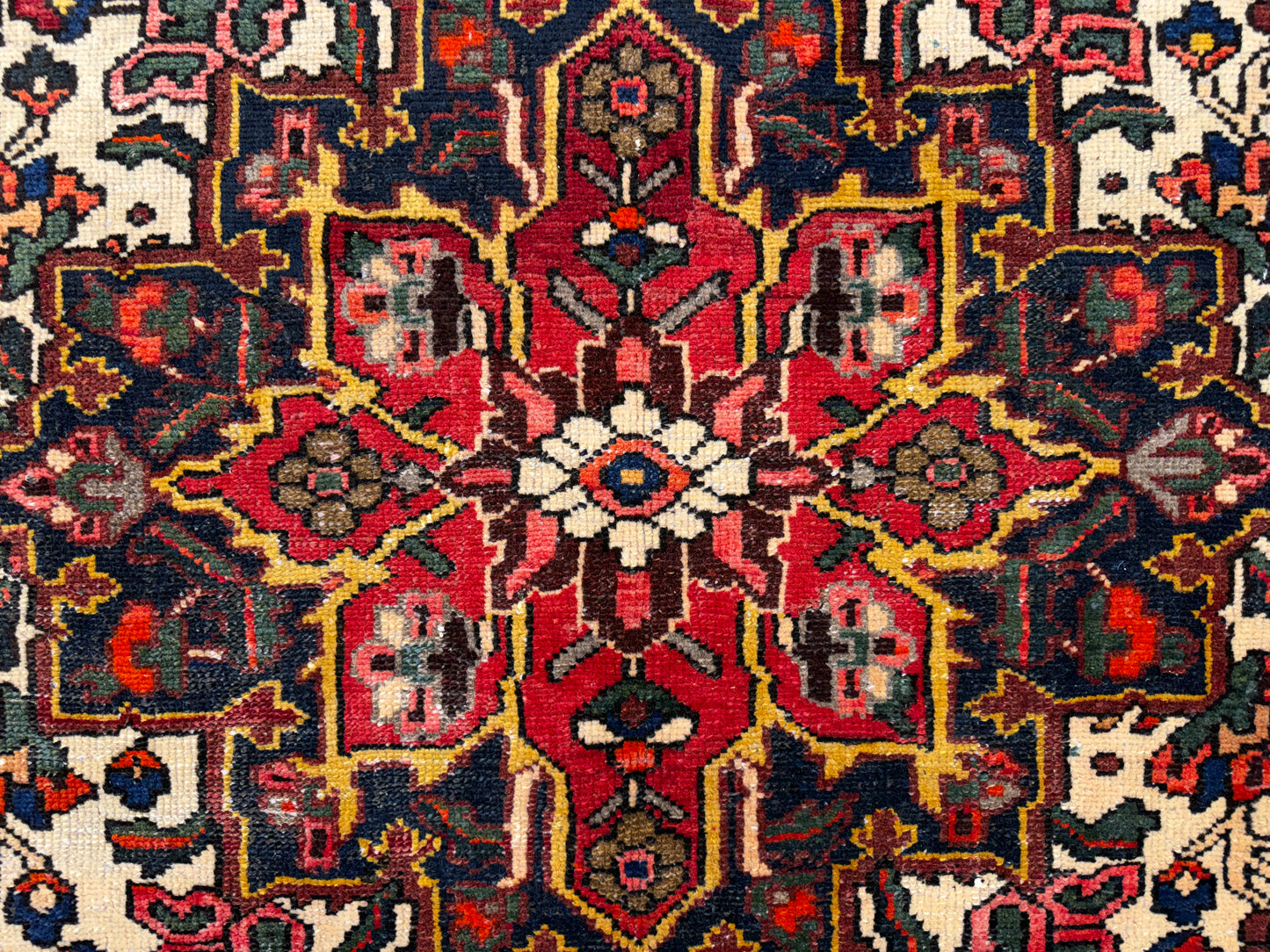 9’10”x12’4” Hand-Knotted Persian Bakhtiari Area Rug