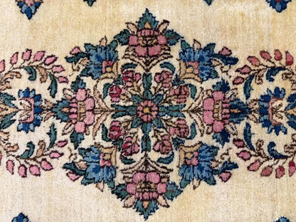 4’2”x7’2” Handmade Kerman Rug