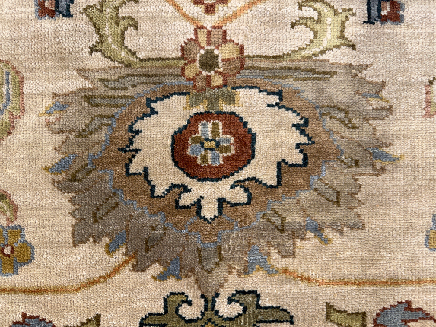 8’x9’10” Hand-Knotted Wool IndoMahal Area Rug