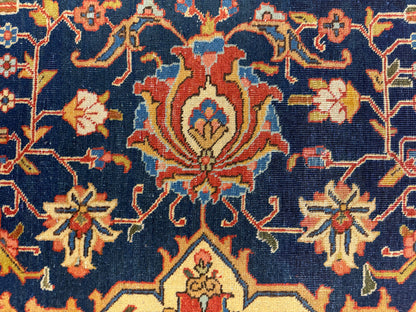 Hand-Knotted Persian Heriz Rug - 7’9”x11’6”