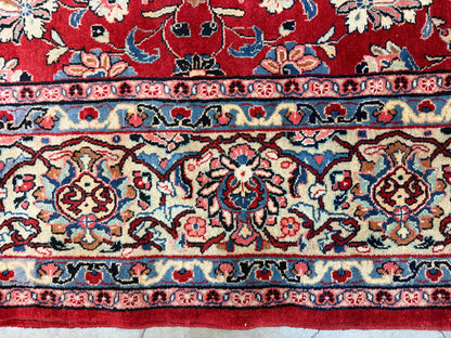Hand-Knotted Persian Sarouk Rug - 9’6”x12’9”