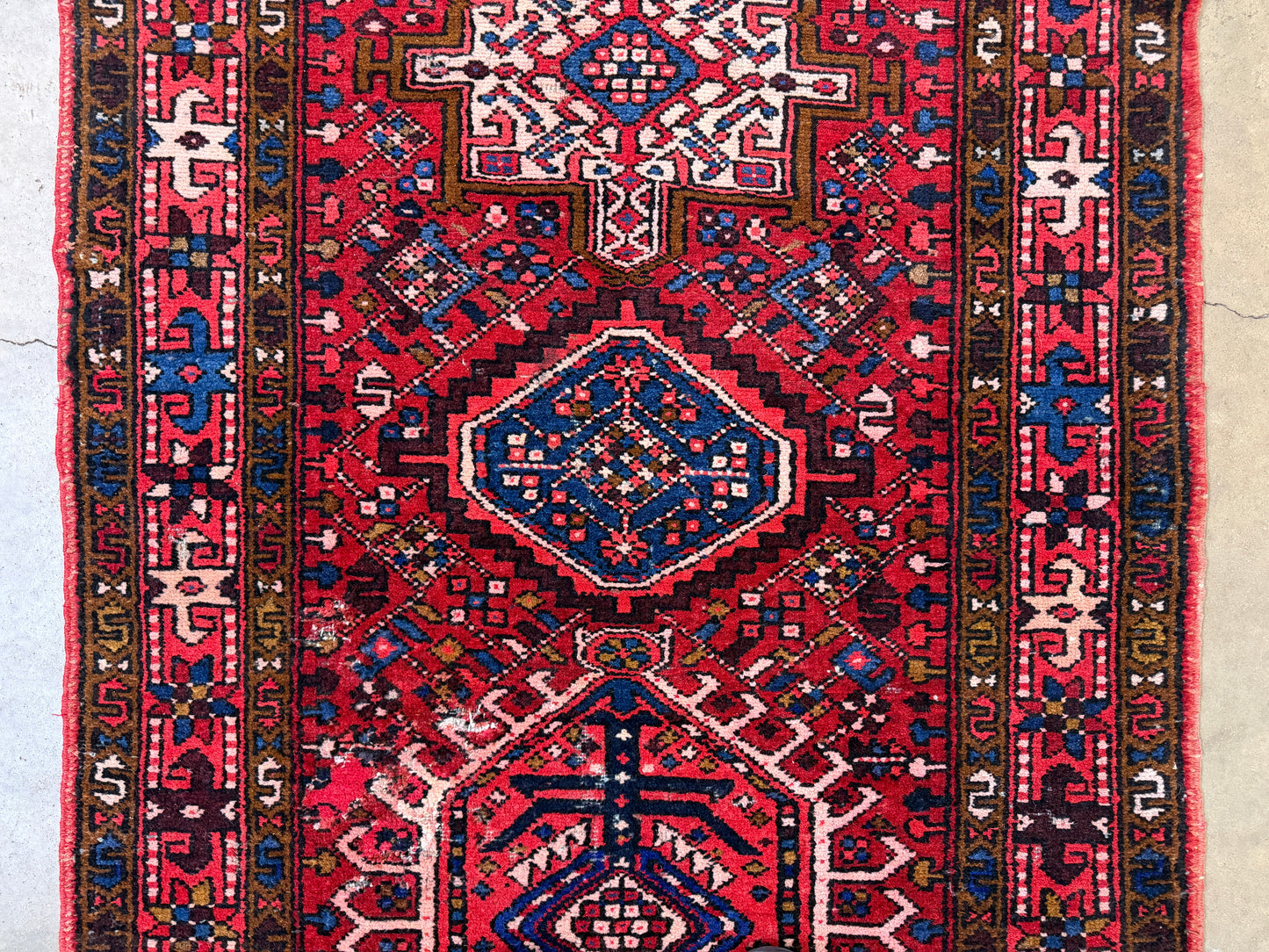 Hand-Knotted Karaja Runner - 3’4”x11’7”