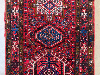 Hand-Knotted Karaja Runner - 3’4”x11’7”
