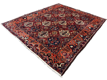 Hand-Knotted Persian Bakhtiari Rug - 10’x12’7”