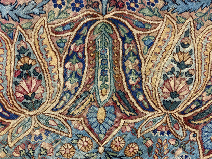 11’x14’10” Antique Hand-Knotted Fine Wool Persian Kerman Area Rug Handmade