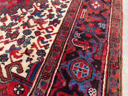 Hand-Knotted Persian Heriz Rug - 7’3”x10’3”
